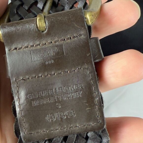 Vintage Gap 100% Leather Lattice Waist Belt - Women’s S - Picture 5 of 5